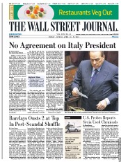  () Newspaper Front Page for 20 April 2013