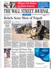  () Newspaper Front Page for 23 August 2011