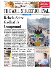  () Newspaper Front Page for 24 August 2011