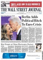  () Newspaper Front Page for 25 September 2012