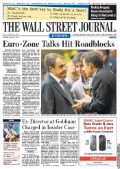  () Newspaper Front Page for 27 October 2011