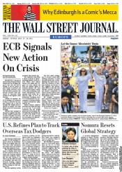  () Newspaper Front Page for 27 July 2012