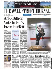  () Newspaper Front Page for 27 August 2011