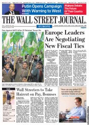  () Newspaper Front Page for 28 November 2011