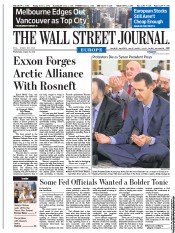  () Newspaper Front Page for 31 August 2011