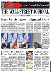  () Newspaper Front Page for 31 August 2012