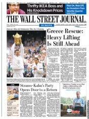  () Newspaper Front Page for 4 July 2011