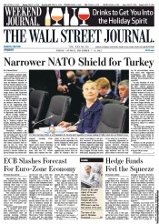  () Newspaper Front Page for 7 December 2012