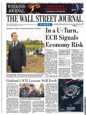  () Newspaper Front Page for 9 September 2011