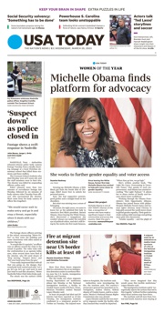 Front Page of USA Today newspaper from Arlington</a>
<!--DON