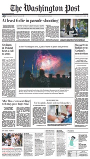 Front Page of Washington Post newspaper from Washington</a>
<!--DON