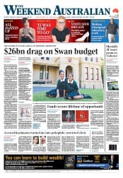 Weekend Australian (Australia) Newspaper Front Page for 11 May 2013