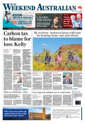 Weekend Australian (Australia) Newspaper Front Page for 14 September 2013