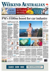 Weekend Australian (Australia) Newspaper Front Page for 17 August 2013