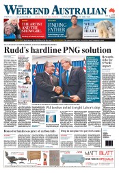 Weekend Australian (Australia) Newspaper Front Page for 20 July 2013