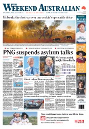 Weekend Australian (Australia) Newspaper Front Page for 24 August 2013