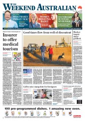 Weekend Australian (Australia) Newspaper Front Page for 26 October 2013