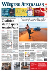 Weekend Australian (Australia) Newspaper Front Page for 28 December 2013
