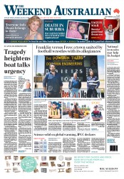Weekend Australian (Australia) Newspaper Front Page for 28 September 2013