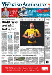 Weekend Australian (Australia) Newspaper Front Page for 29 June 2013