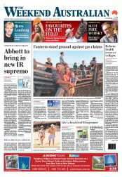 Weekend Australian (Australia) Newspaper Front Page for 2 November 2013