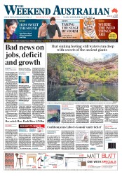 Weekend Australian (Australia) Newspaper Front Page for 3 August 2013
