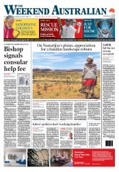 Weekend Australian (Australia) Newspaper Front Page for 4 January 2014