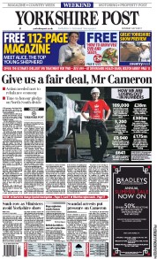  () Newspaper Front Page for 9 July 2011