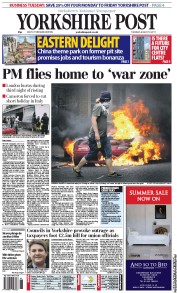  () Newspaper Front Page for 9 August 2011